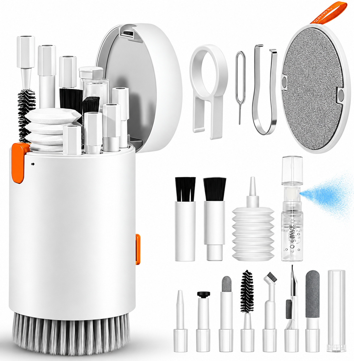 Kit de limpieza 20 en 1 para electrónica, teclado y auriculares
